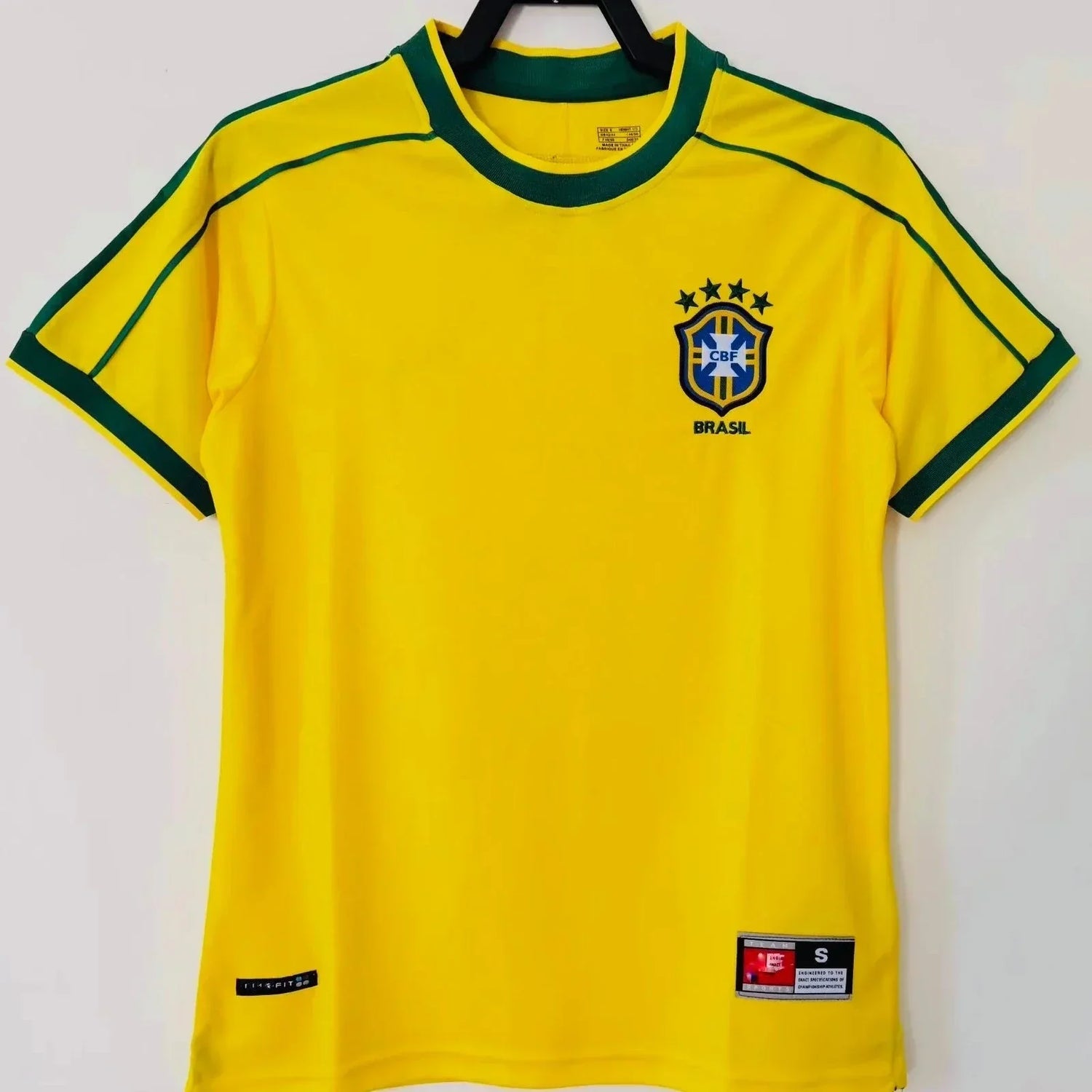 Maillot Brésil Retro Jaune 1998
