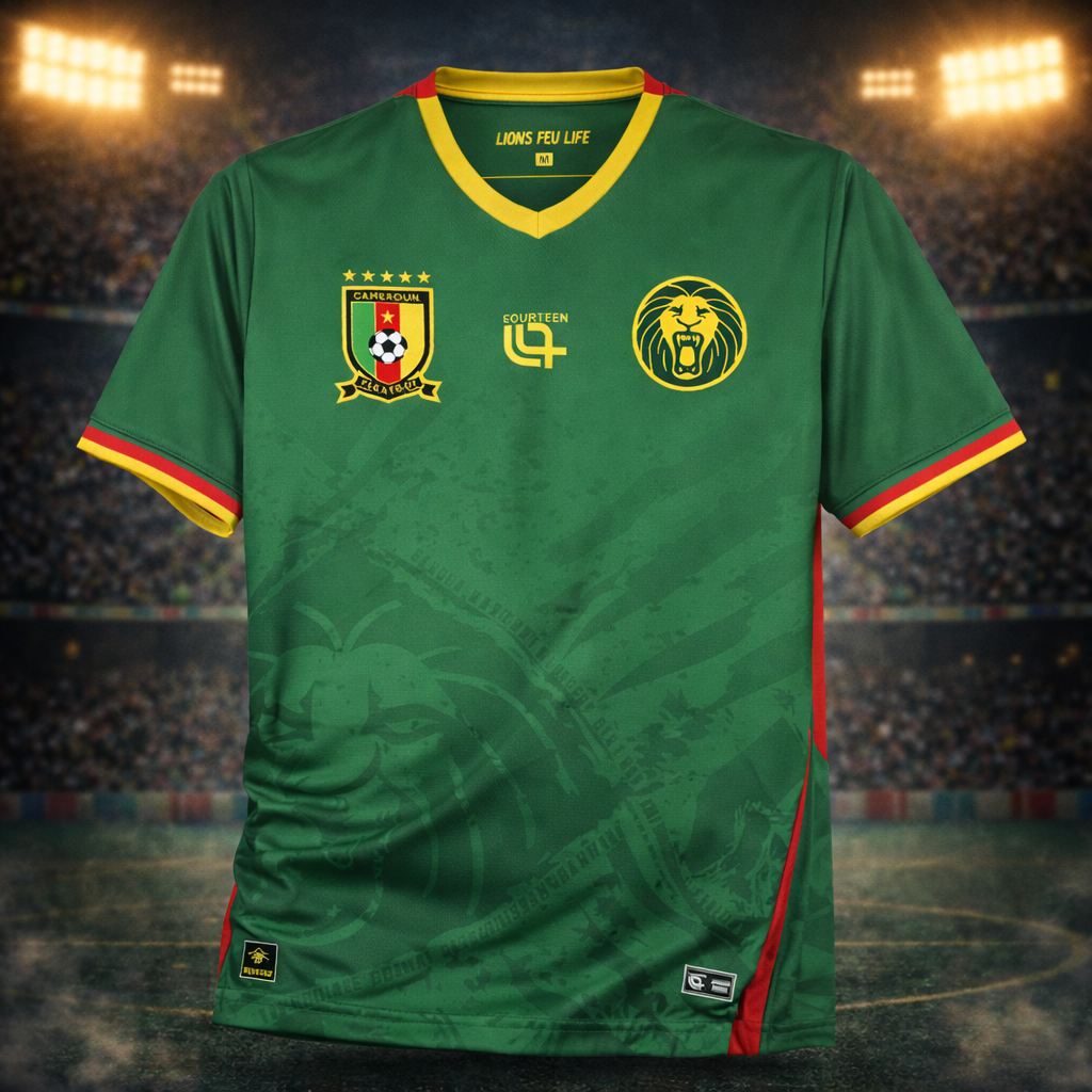 Cameroun maillot foot domicile  2025 2026