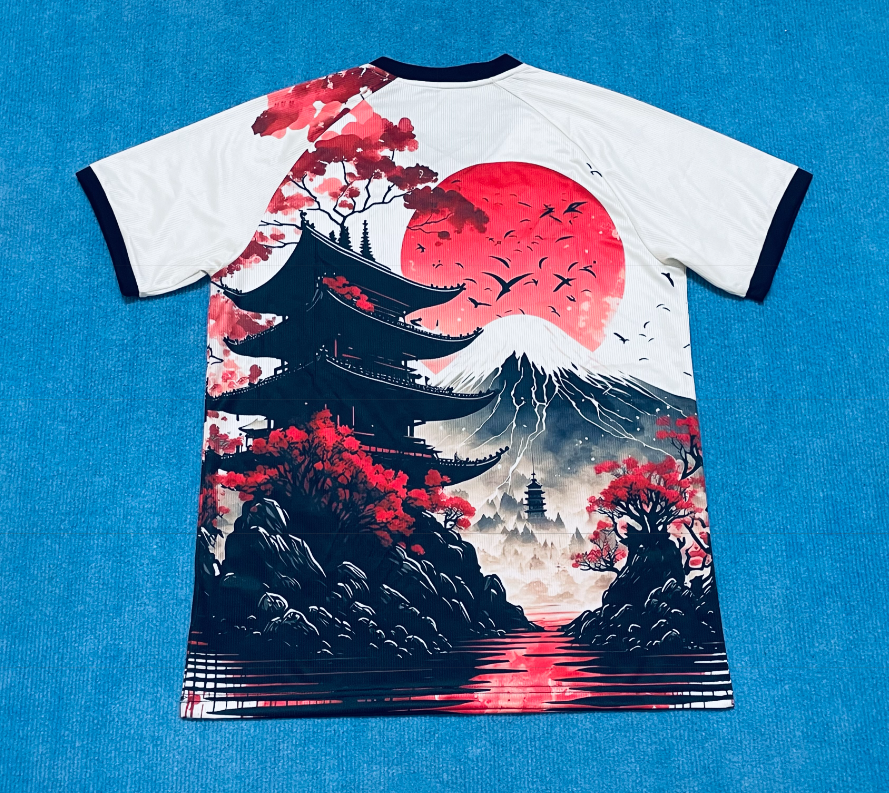 Maillot Japon Temple Rouge et Noir 24/25
