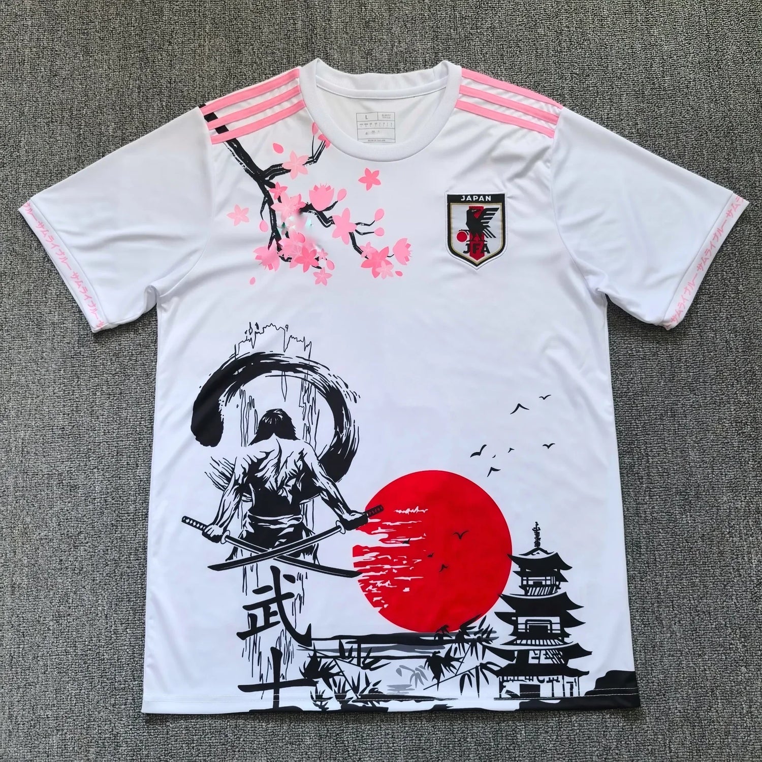 Maillot Japon Concept Blanc et Rose 25/26