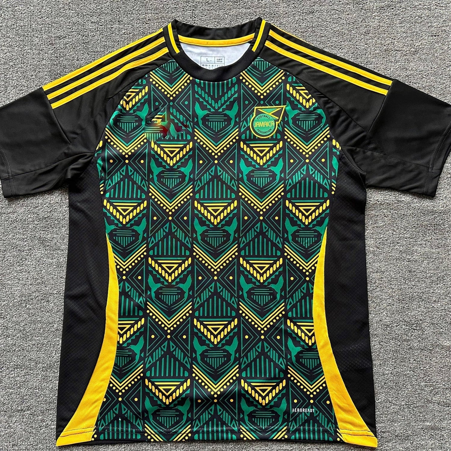Maillot Jamaïque Noir et Vert 24/25