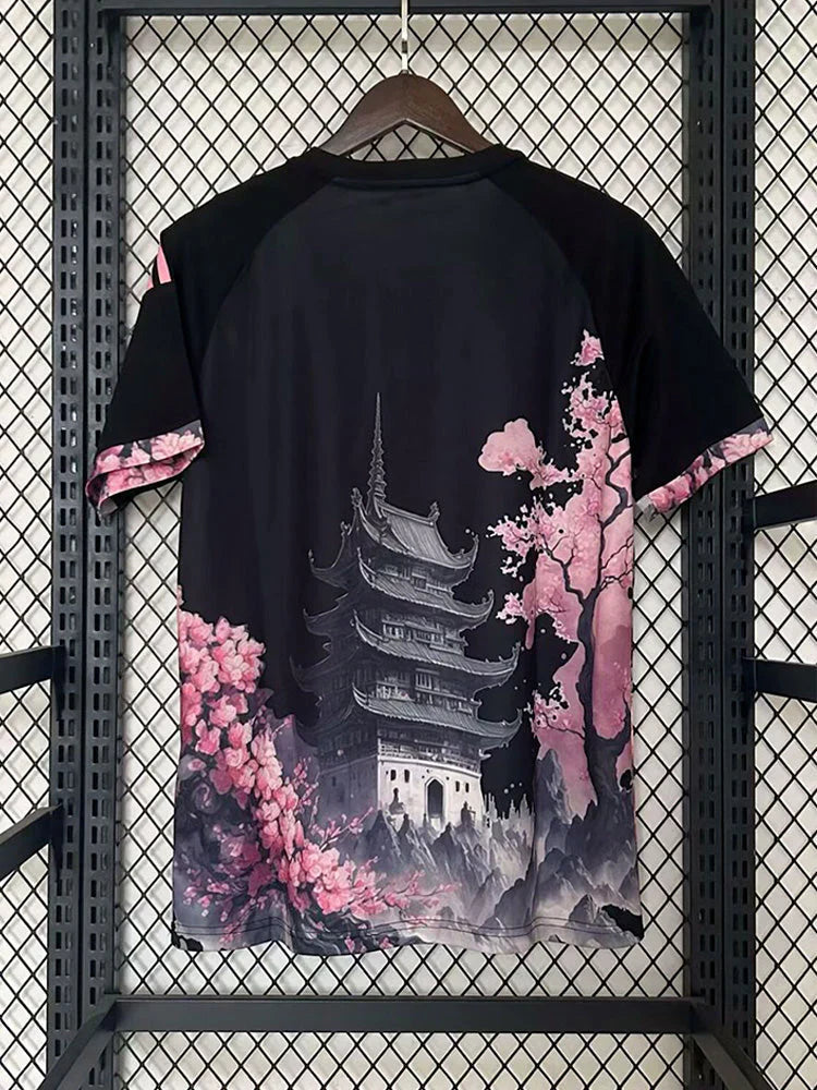 Maillot Japon Concept Dragon Noir et Rose 24/25
